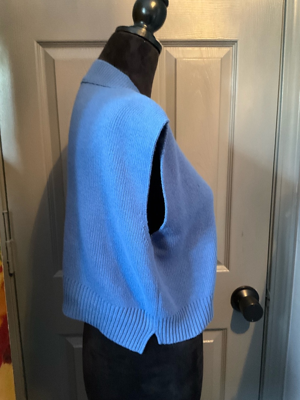 Free People S blue Easy Street sweater vest - Picture 4 of 5